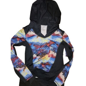 Covergirl Active Hoodie  Celestial Print Size Medium NWOT